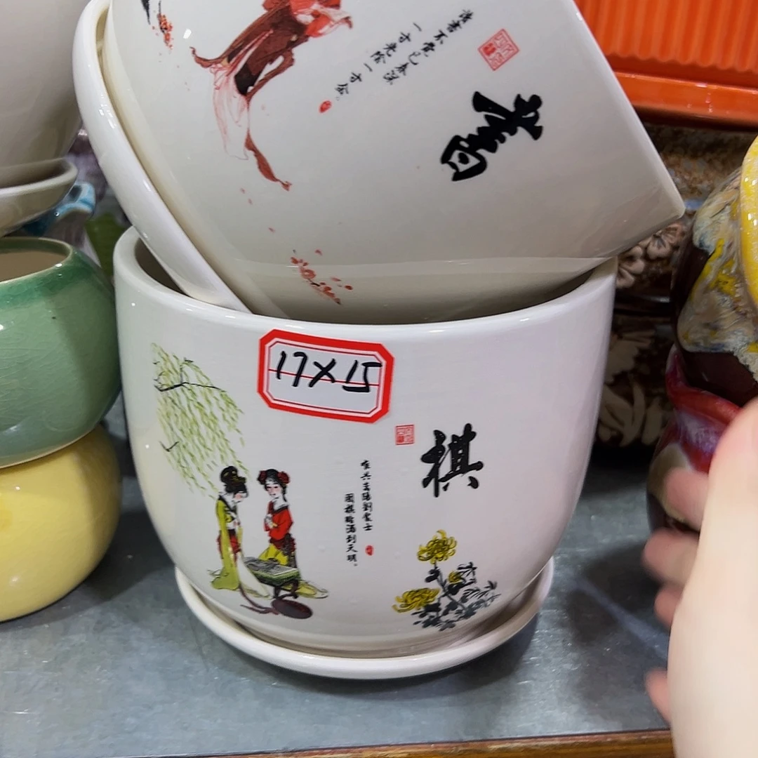 绿植多肉陶瓷花盆