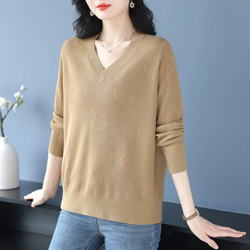 超细羊毛打底衫春秋针织上衣春装2025年新款女装早春大码毛衣薄款