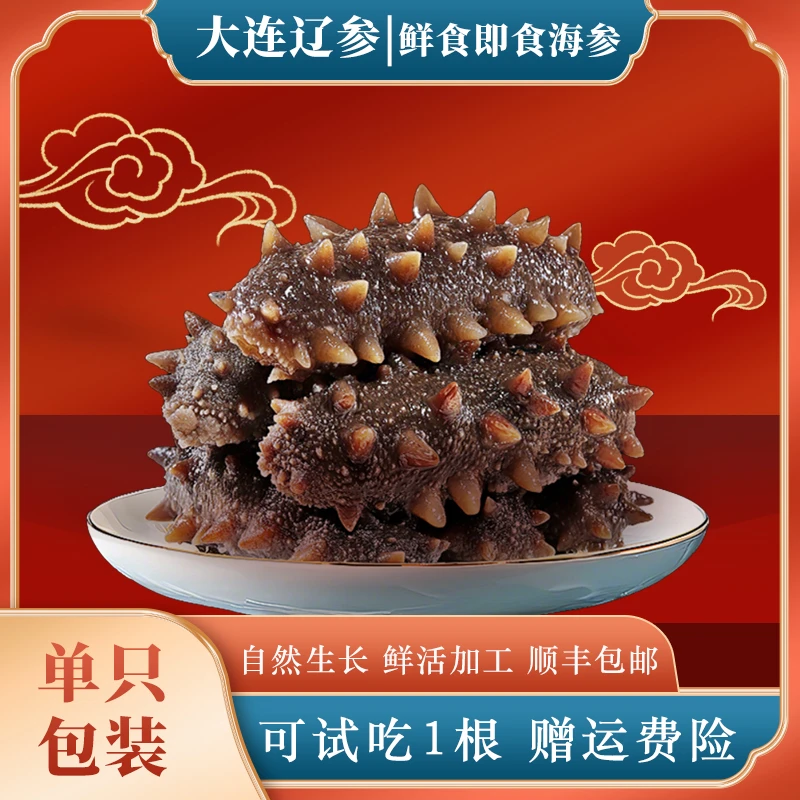 海参高品质 大连鲜食即食海参 q弹劲道 深海捕捞高营养辽刺参