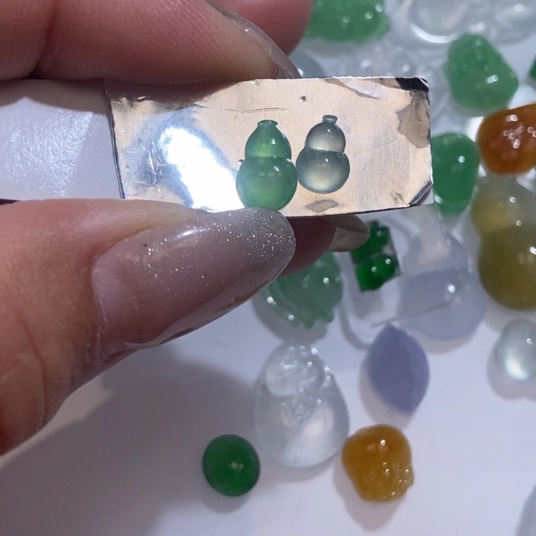 未镶嵌定制翡翠蜡**姜翡翠
