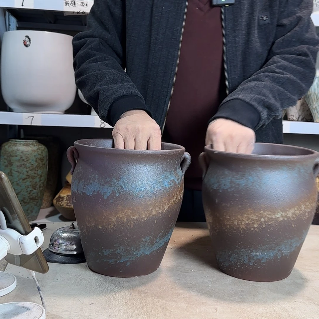 紫砂花盆尺寸18@21