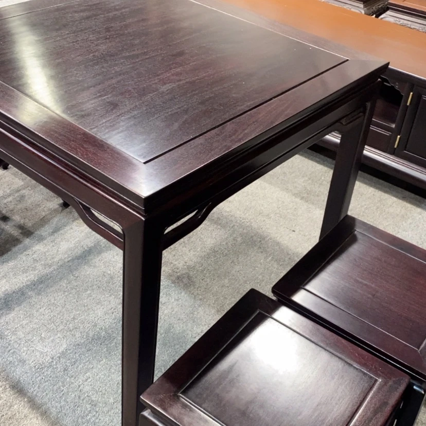 【闪购商品】一***昊88八仙桌➕4张38凳子