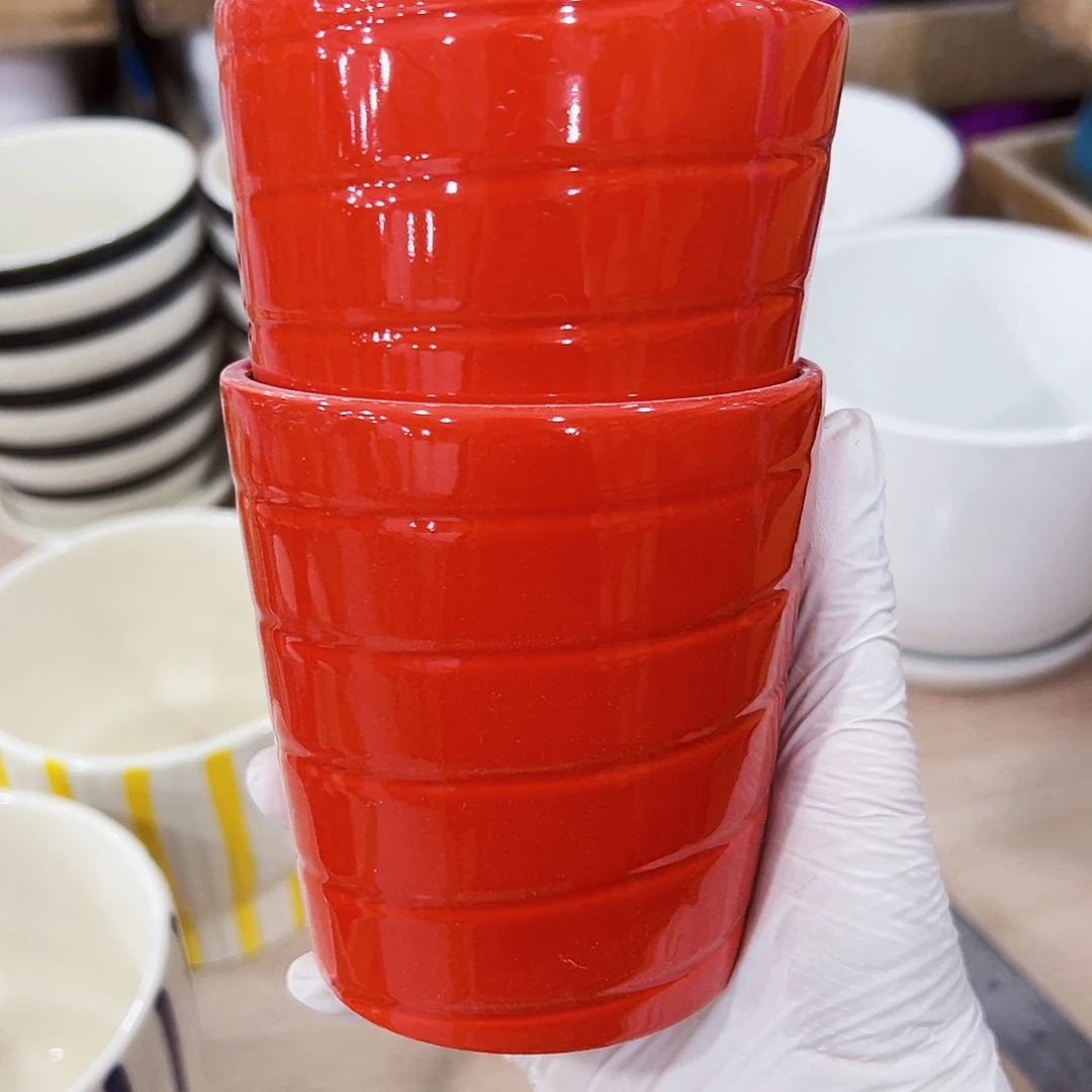 有孔外贸尾尾单陶瓷花盆凑单10米包邮