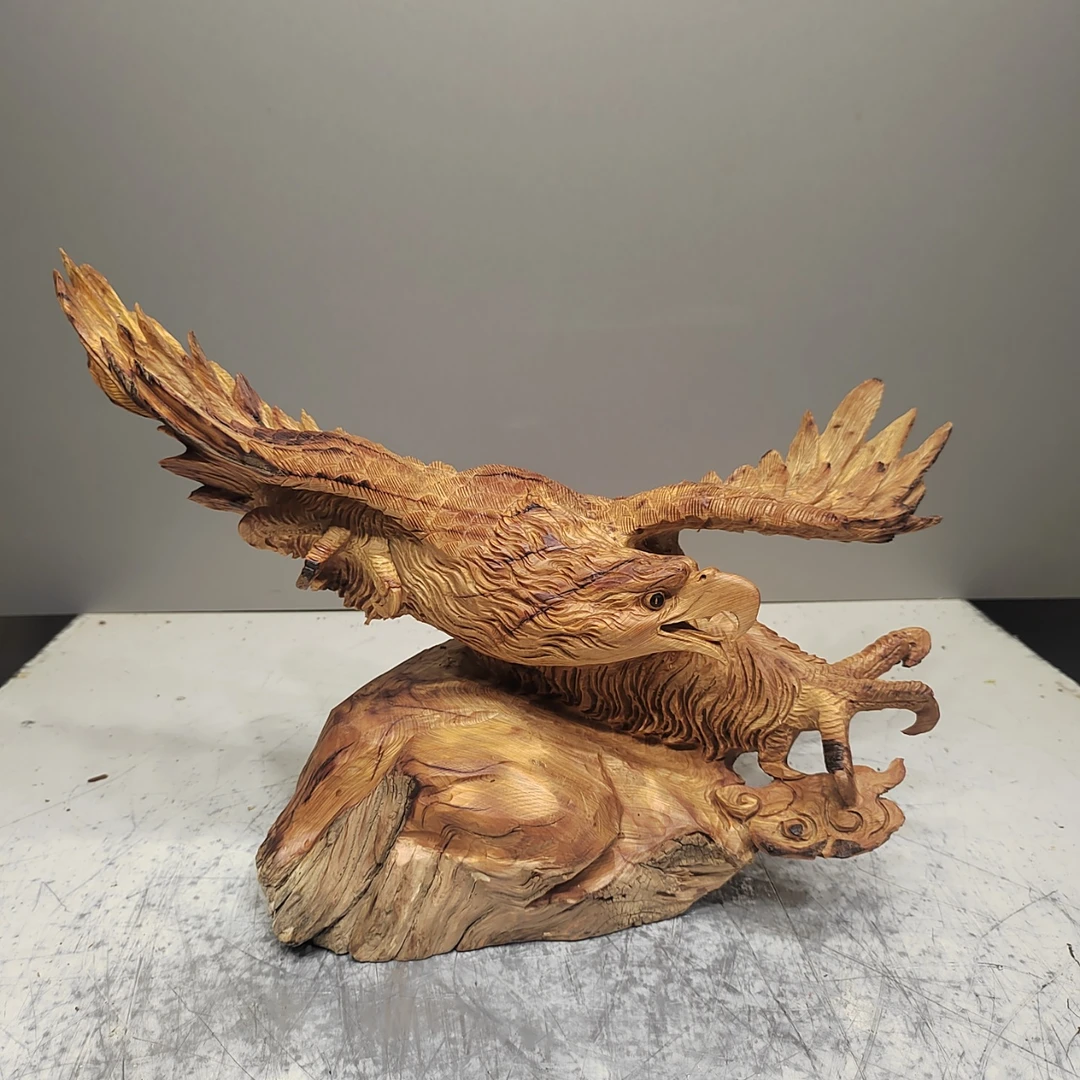 大展宏图，北太行易县料根雕摆件，高油高密纯手工雕刻匠心之作