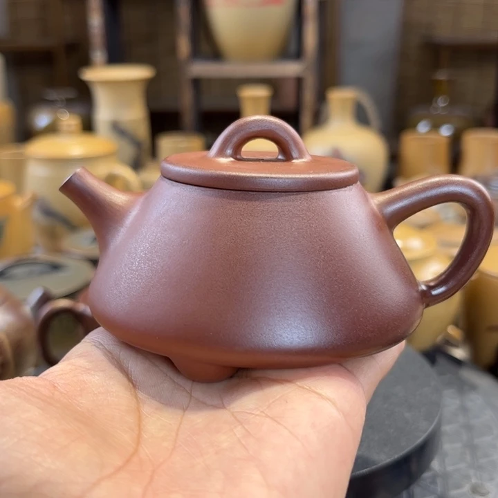 建水紫陶小石瓢