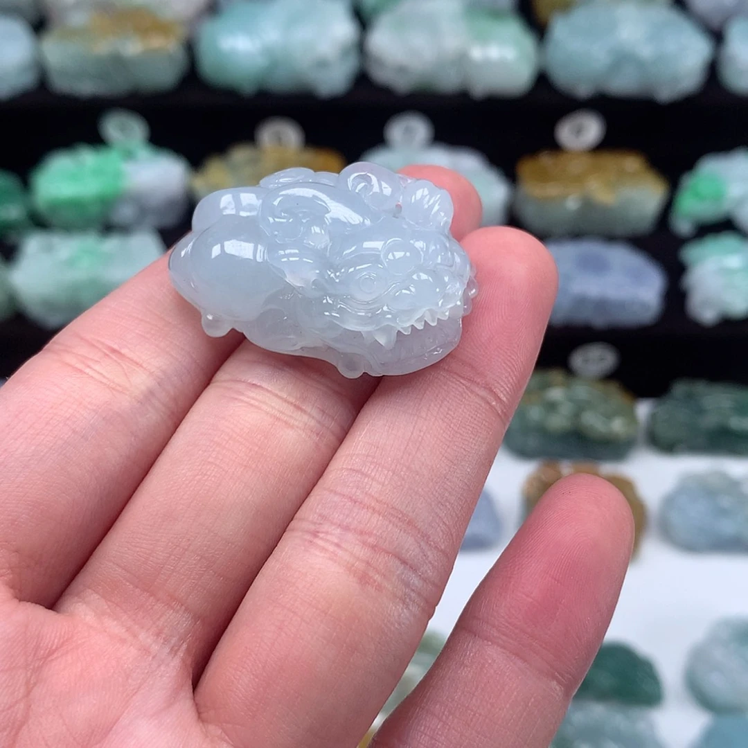 【闪购商品】翡翠颈饰未镶嵌貔貅