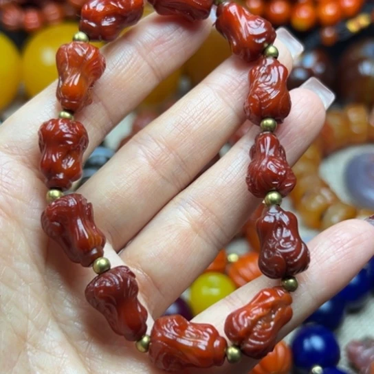 玛瑙/玉髓未镶嵌颈饰