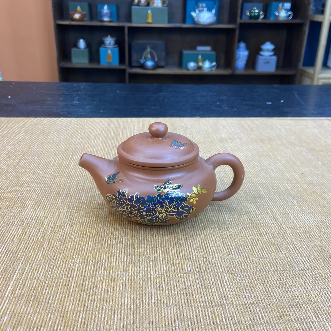 G462-变色牡丹紫砂古春壶