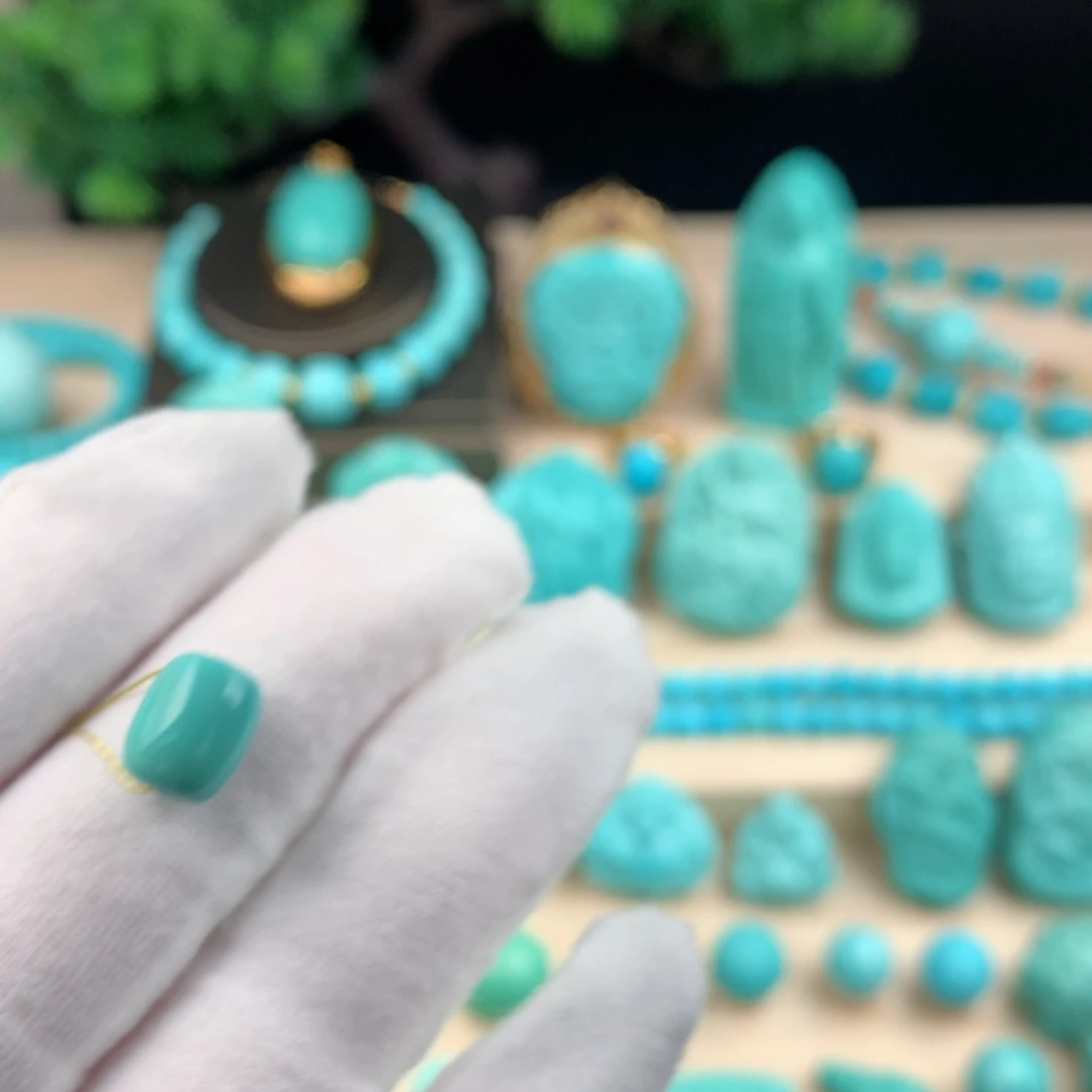 【闪购商品】绿松石配珠卡7.9未镶嵌