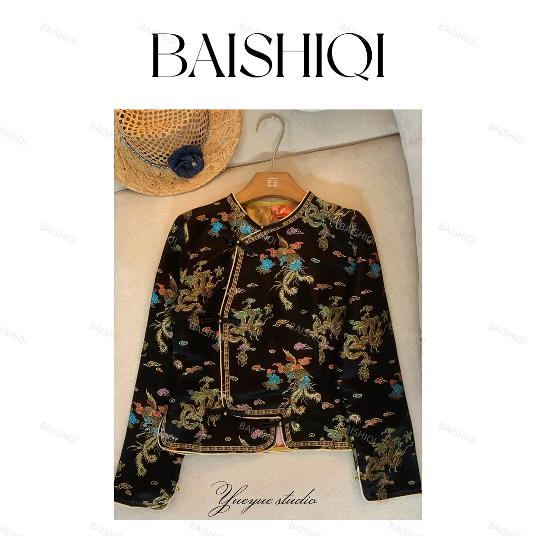 BAISHIQI【龙凤传承】NEW 新中式国风提花短外套B09099