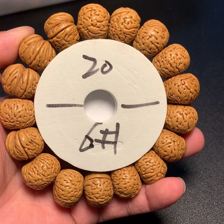 桃核手串6号健健康康