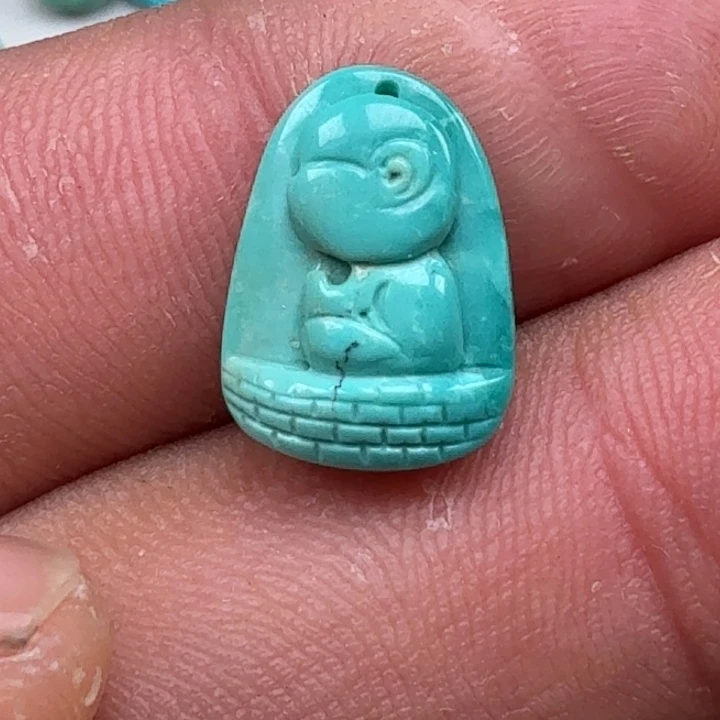 绿松石未镶嵌珠宝半成品
