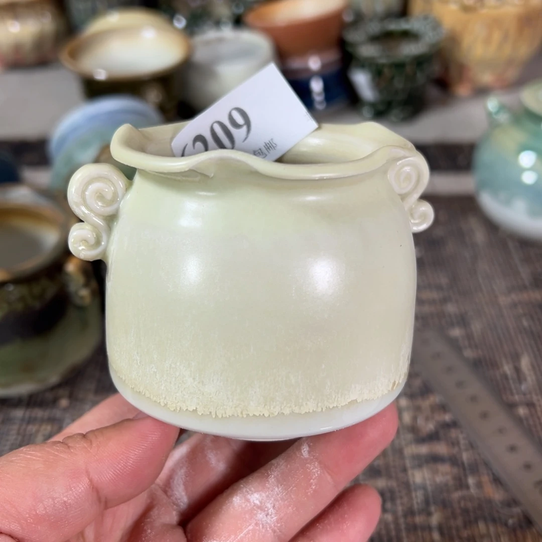 红陶景德镇手工花盆