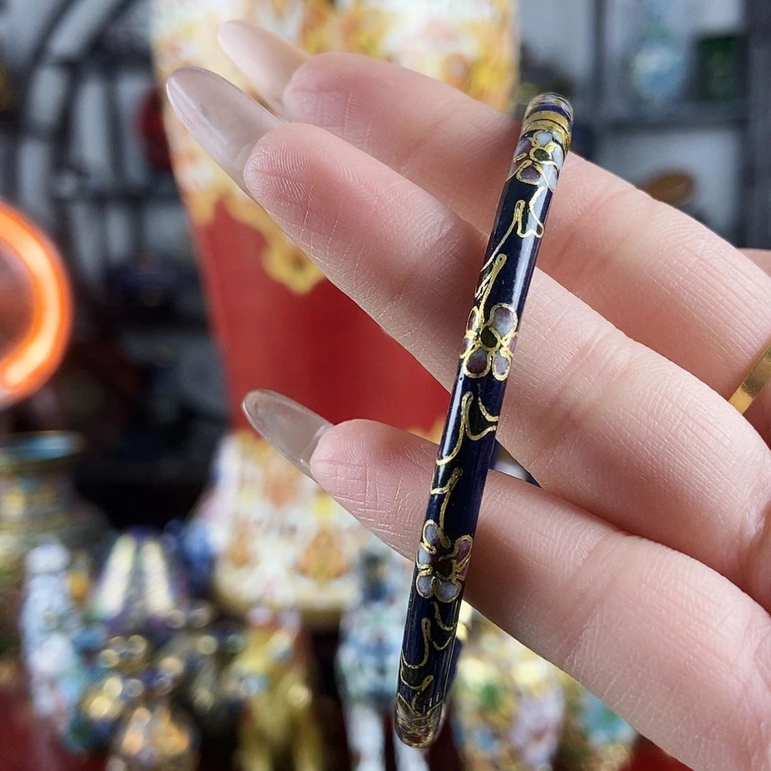 挡***我铜景泰蓝宝蓝色小细琢（年终大促