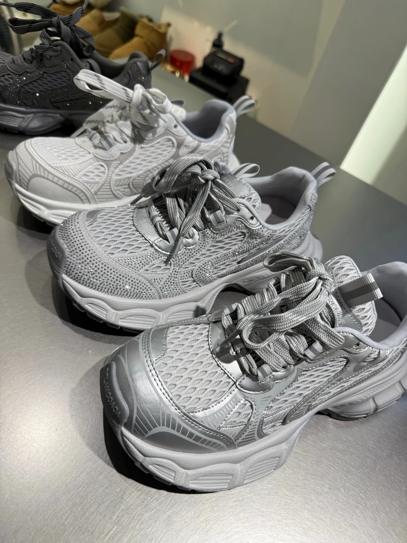 2025春季新款休闲板鞋时尚休闲舒适网鞋厚底老爹鞋休闲鞋运动鞋