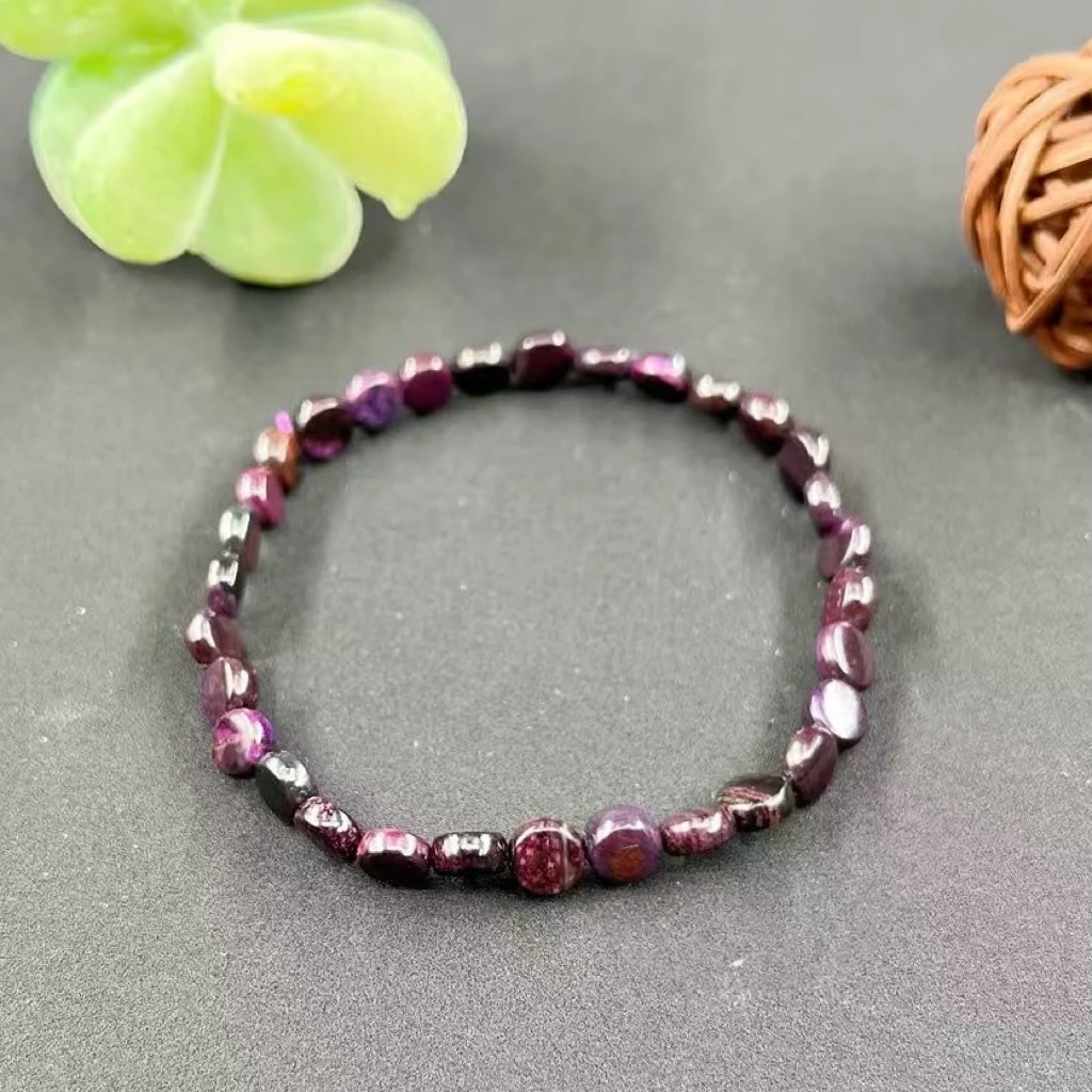 舒俱来老油料 圆饼手链贴服圆润纯净手链 卡5.9mm简约单圈百搭