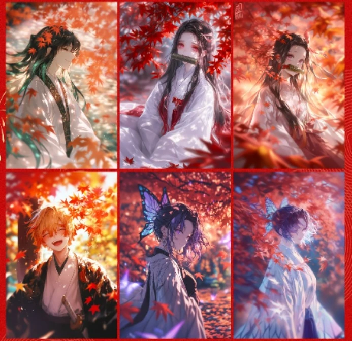 【嘻嘻】哩咪文创 鬼灭之刃亚克力透卡二弹 二创收藏卡牌（默认代拆）