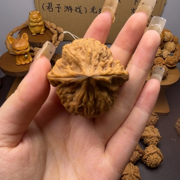 艺***饰吊坠桃核单只异型有瑕