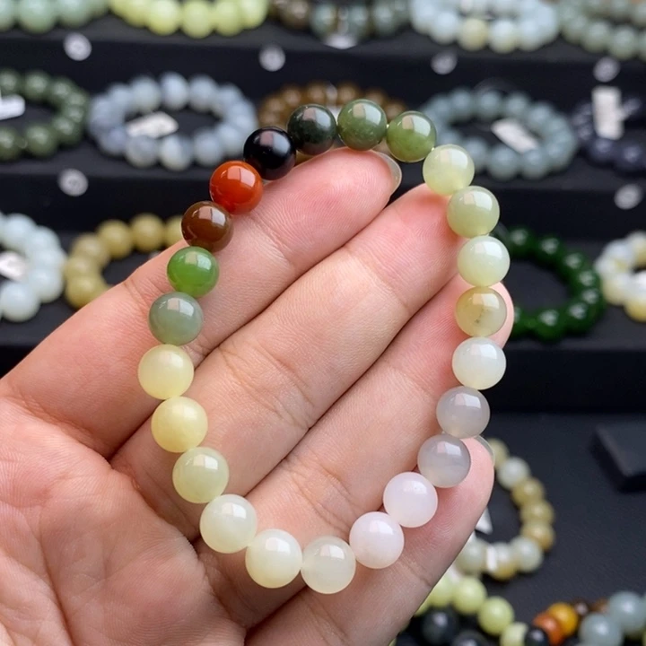 手串未镶嵌和田玉Q卡8