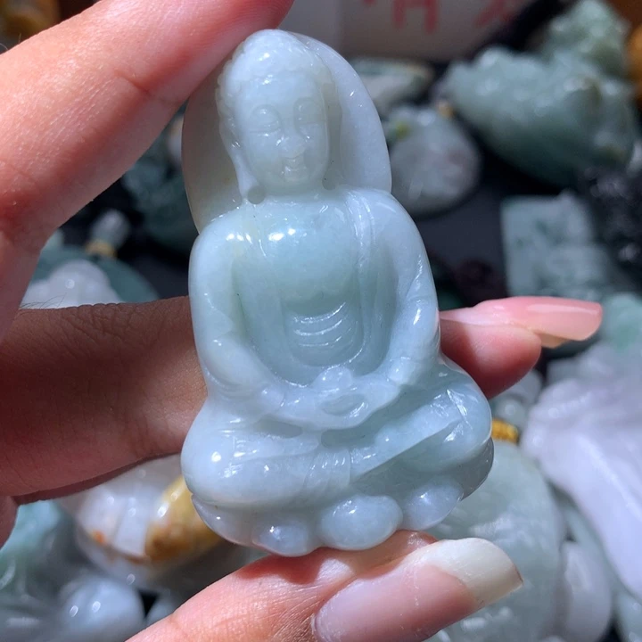 翡翠未镶嵌颈饰保真天然翡翠a货