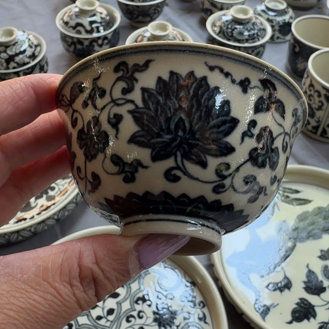 景德镇陶瓷手工手绘单杯