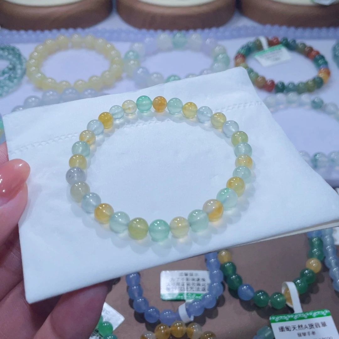 未镶嵌手链翡翠高品糖果卡6