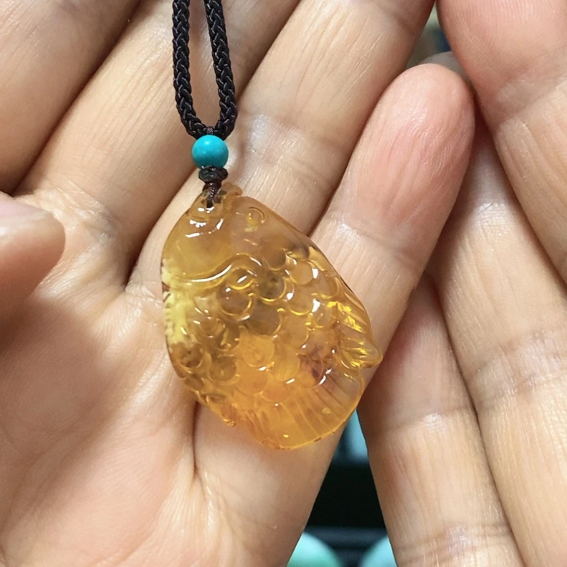 【闪购商品】未镶嵌颈饰琥珀