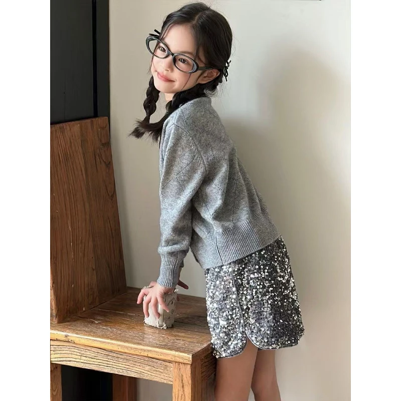 BG47417293新款时尚银色亮片裤子D