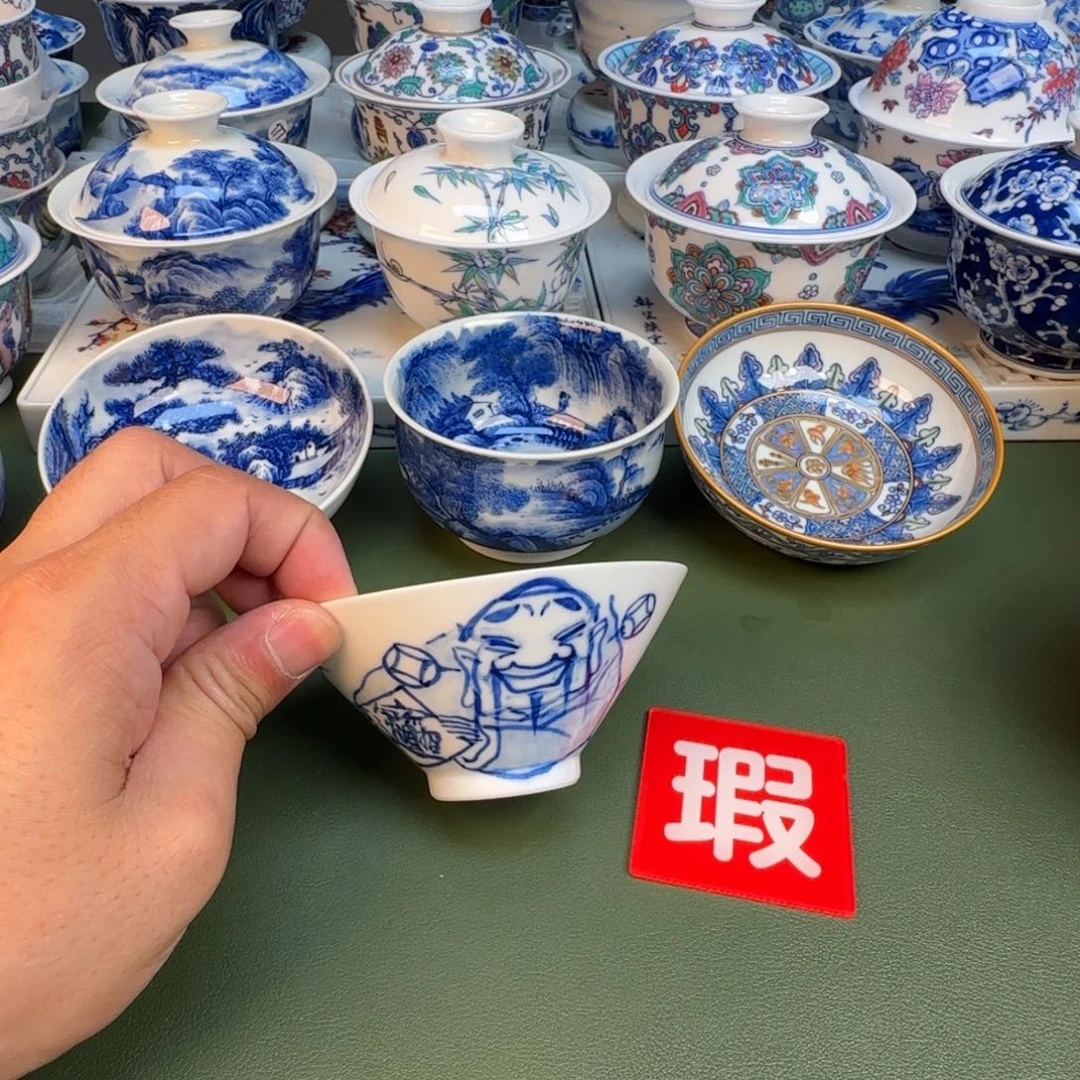 纯手工纯手绘茶具78