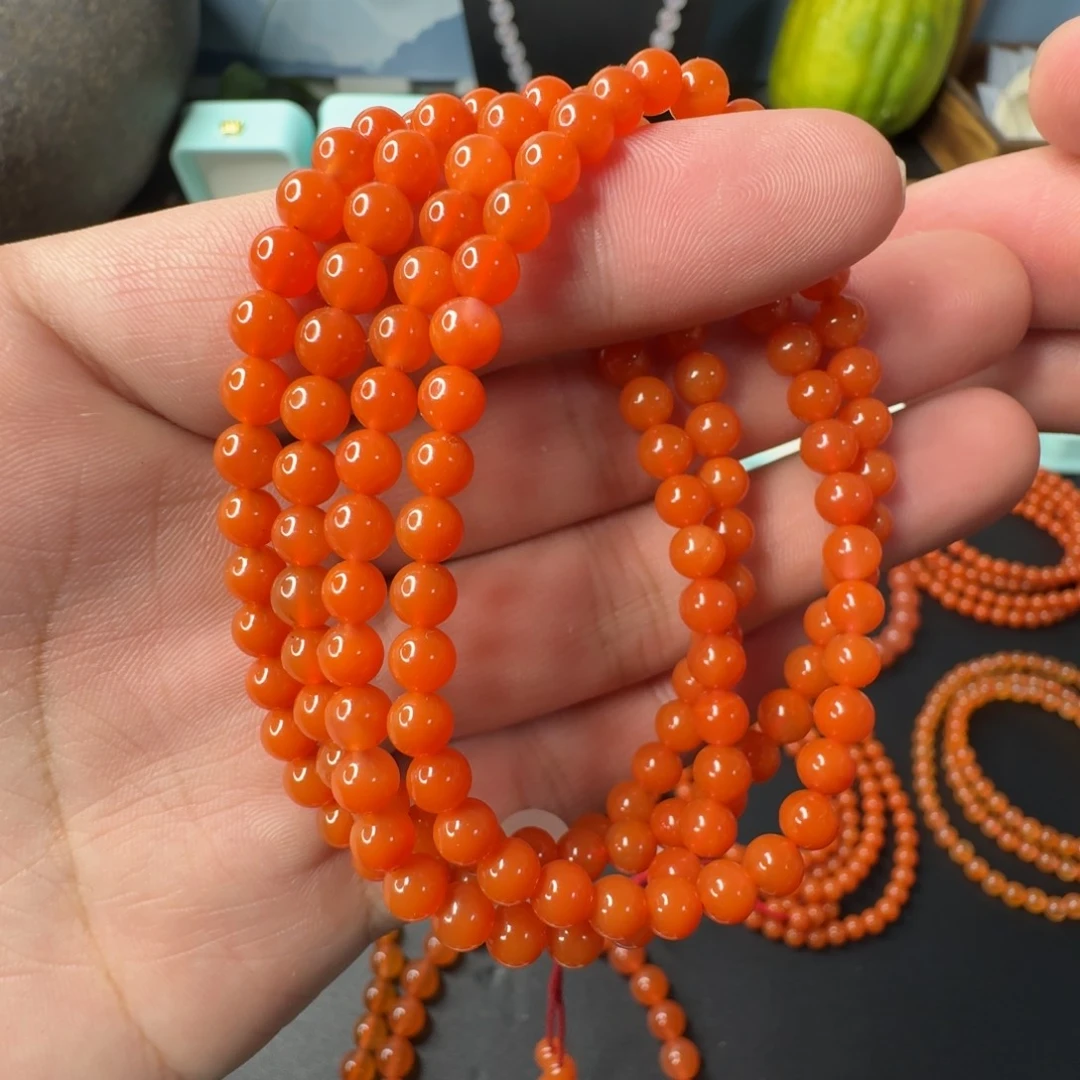 南红玛瑙未镶嵌单圈