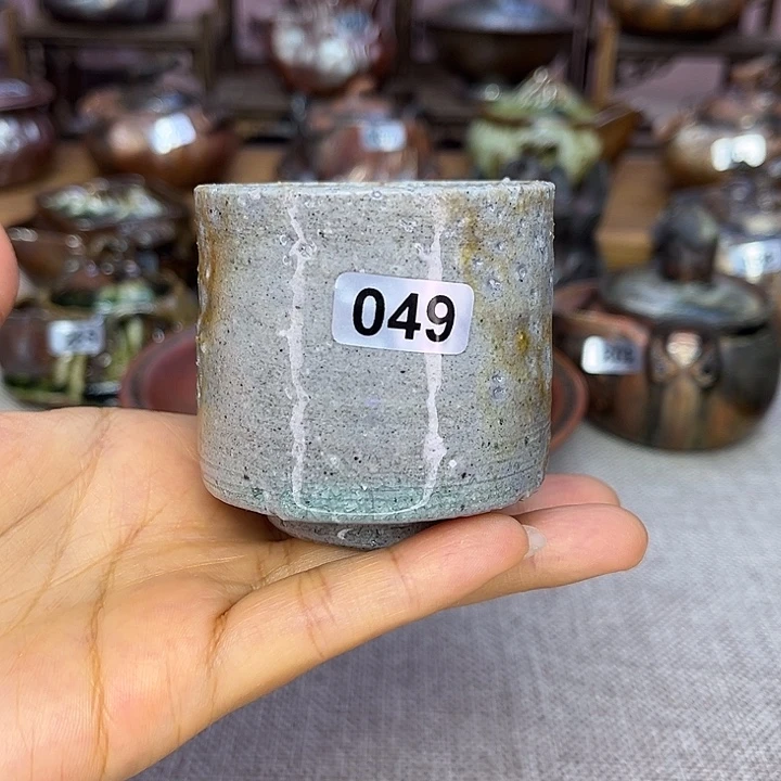 裸柴烧陶瓷手工茶器