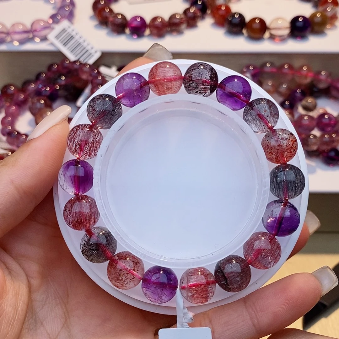 手链水晶未镶嵌黑加仑超七10+