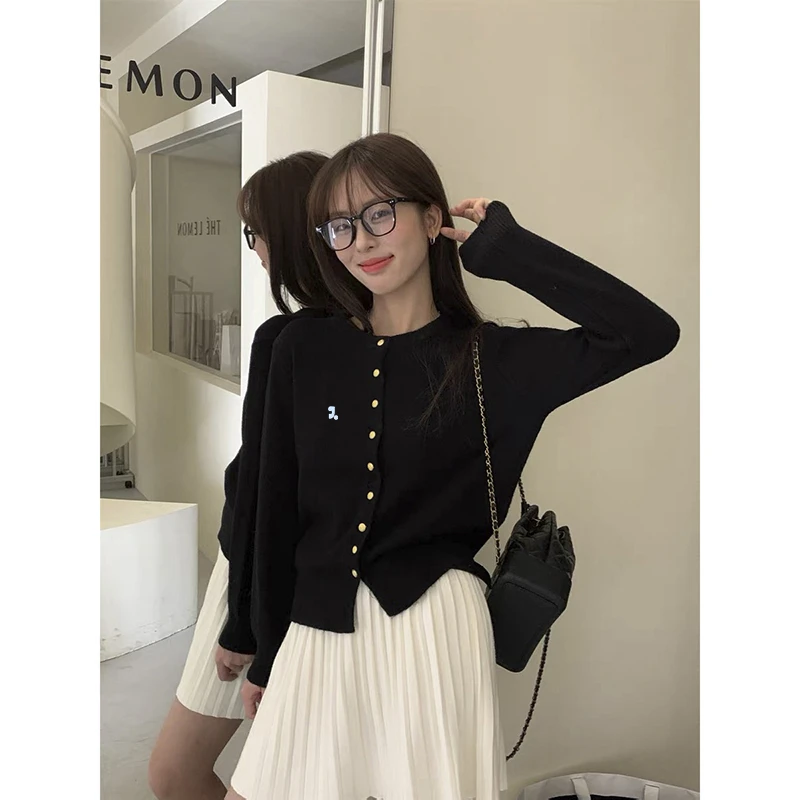 【深冬灰】小精灵开衫外套3601超柔软高品质圆领针织毛衣