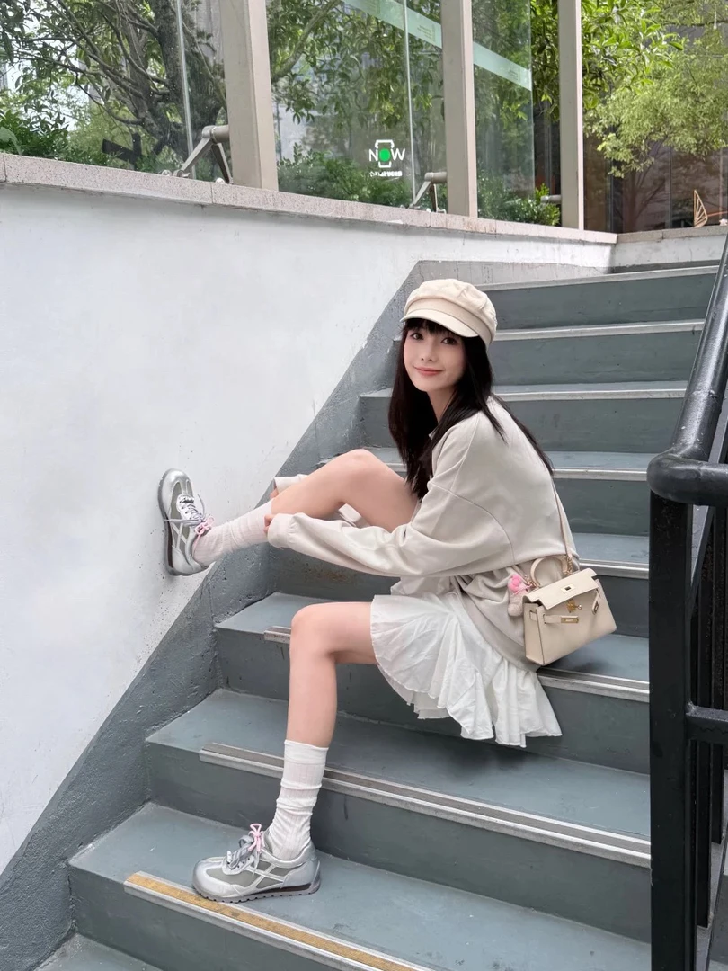 复古撞色厚底T头德训鞋女2025年秋季新款休闲鞋百搭时尚女鞋女款