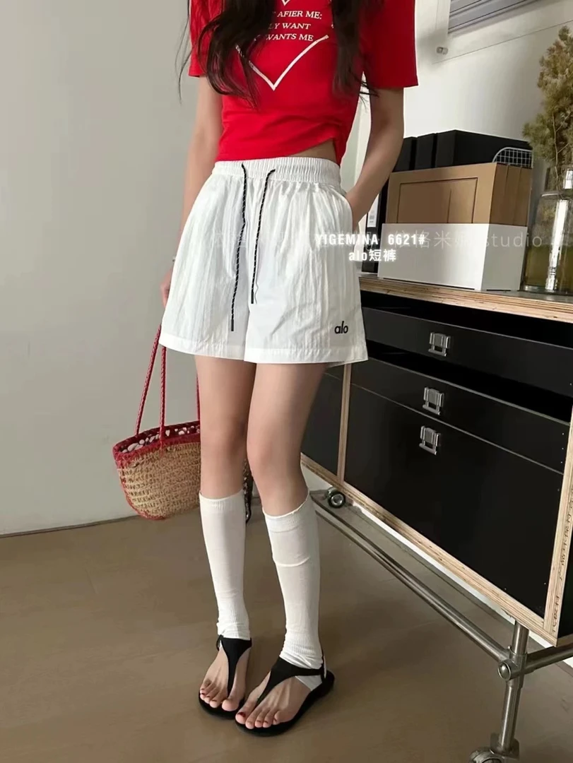 超薄速干！阔腿运动短裤女夏季2025新款薄款休闲百搭显瘦a字外穿