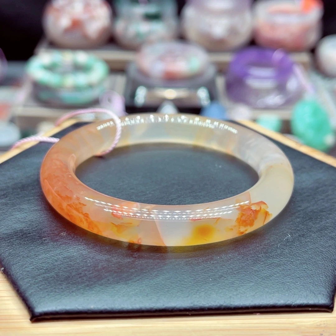 手镯玛瑙/玉髓未镶嵌心*助9