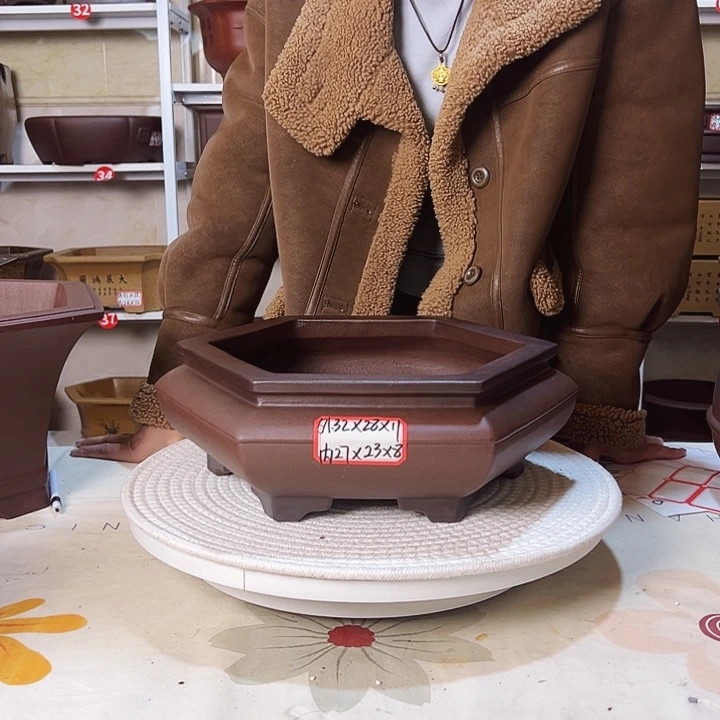 紫砂花盆紫砂花盆