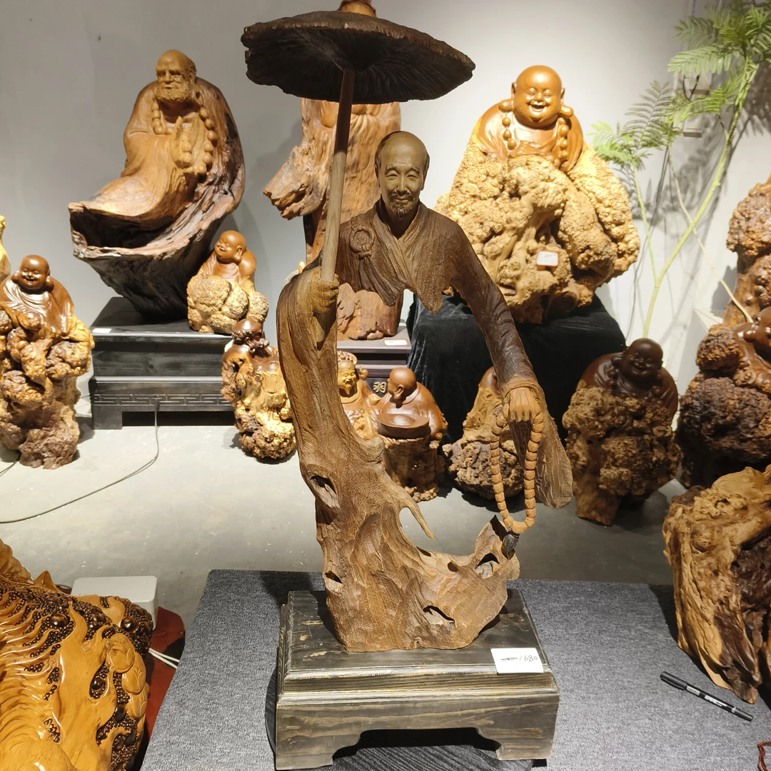 一图一物香樟木弘一法师36*19*88-1680