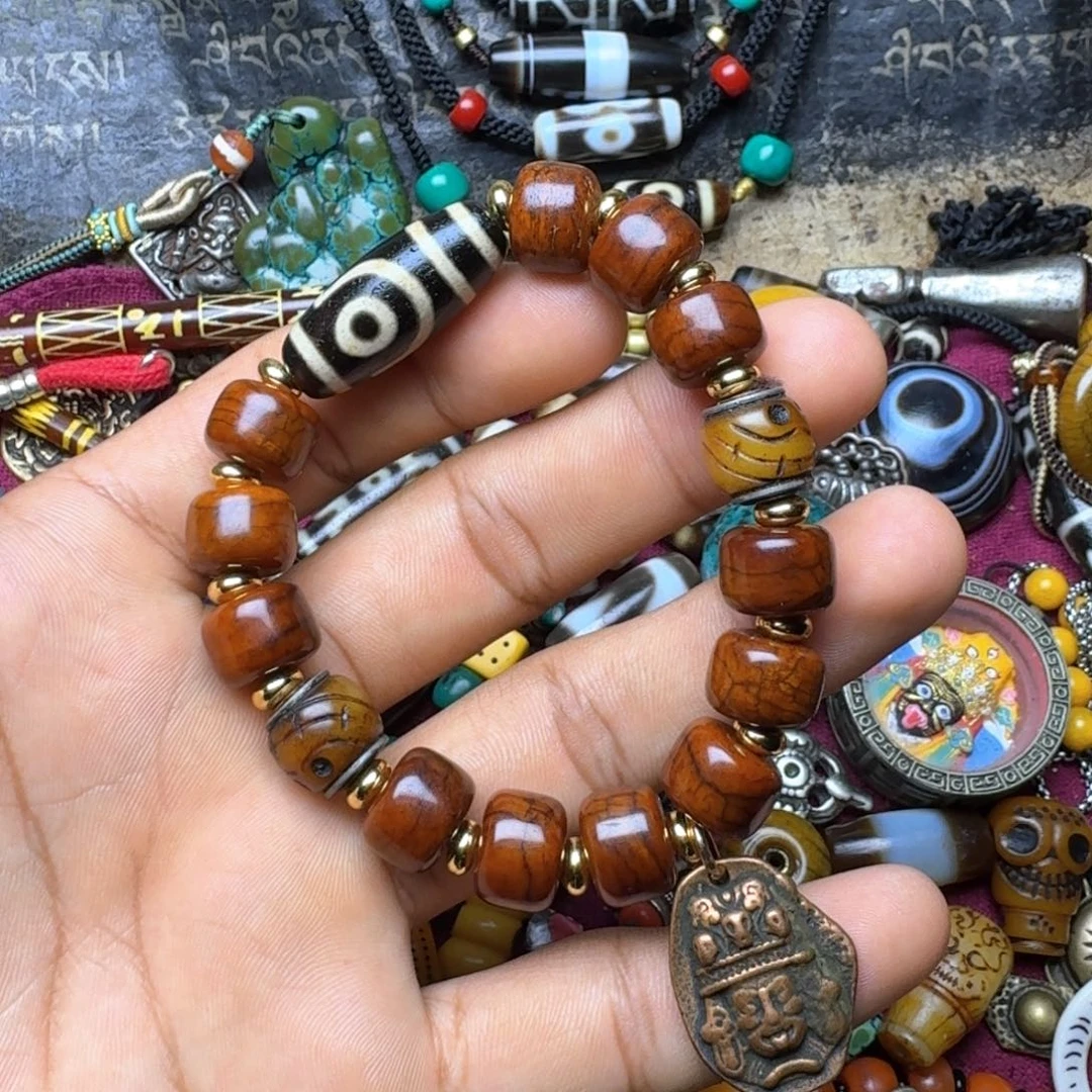 金刚菩提手串牦牛骨54