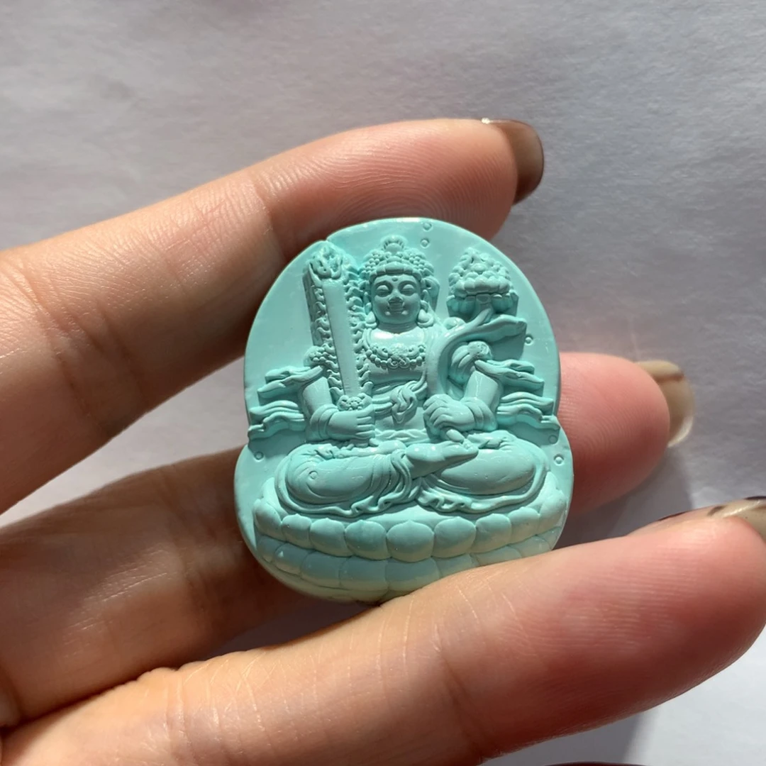 未镶嵌绿松石吊坠