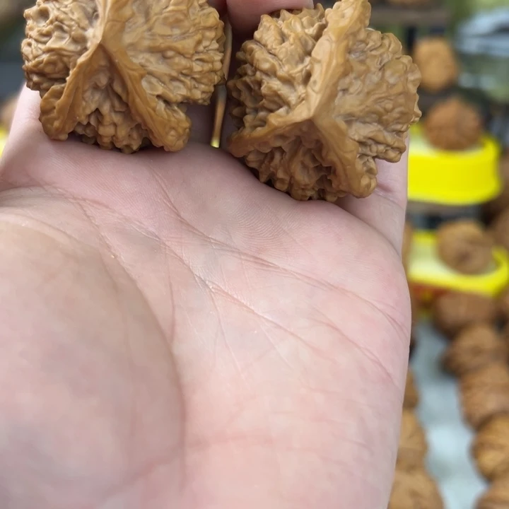 吊坠文玩核桃39尺全品无修官帽人奔