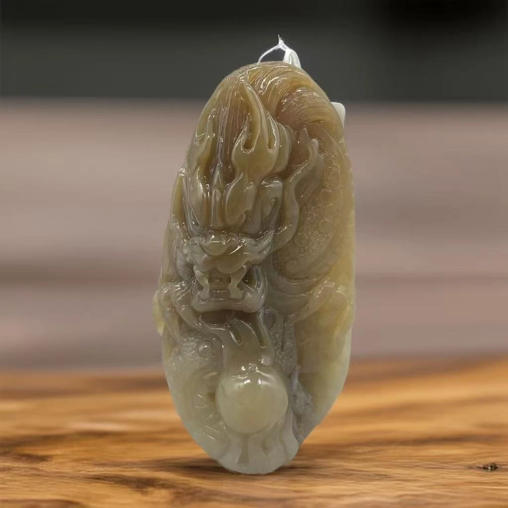 A686 和田玉手把件 LY638714081