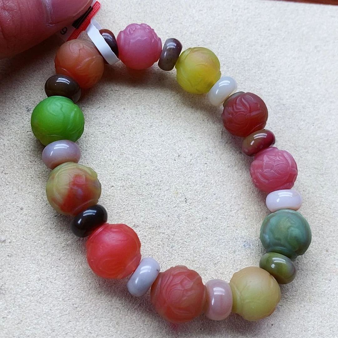 玛瑙手饰未镶嵌盐源027