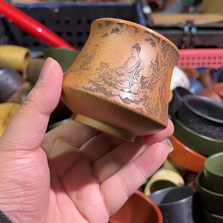 茶杯紫砂全手工紫砂主人杯