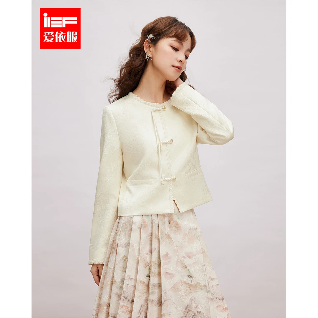 【商场同款新品】IEF/爱依服2025春季新款新中式国风高级感百搭外套