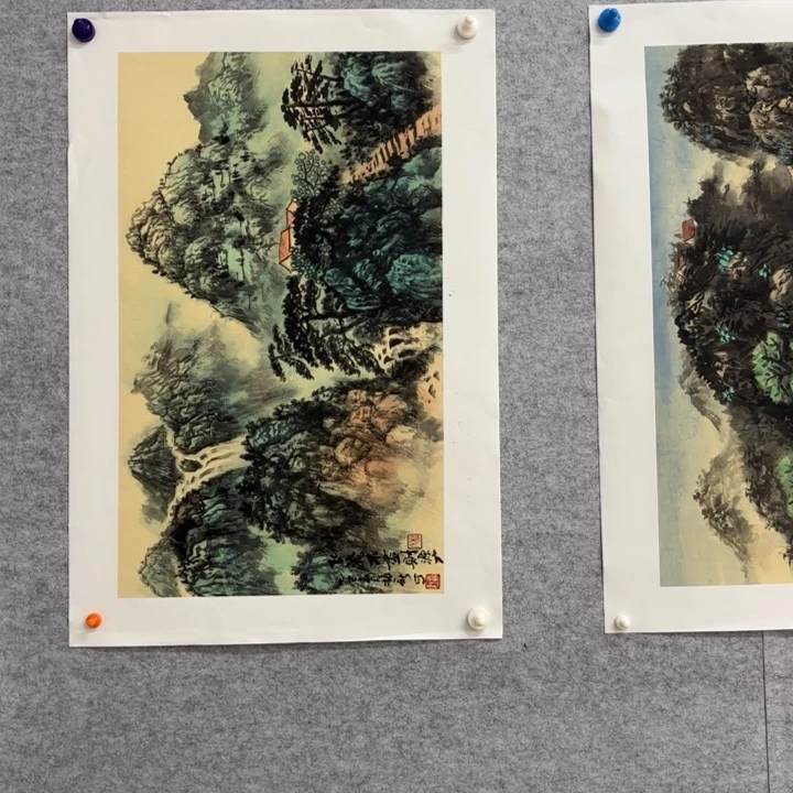 国画花鸟和花蝴蝶