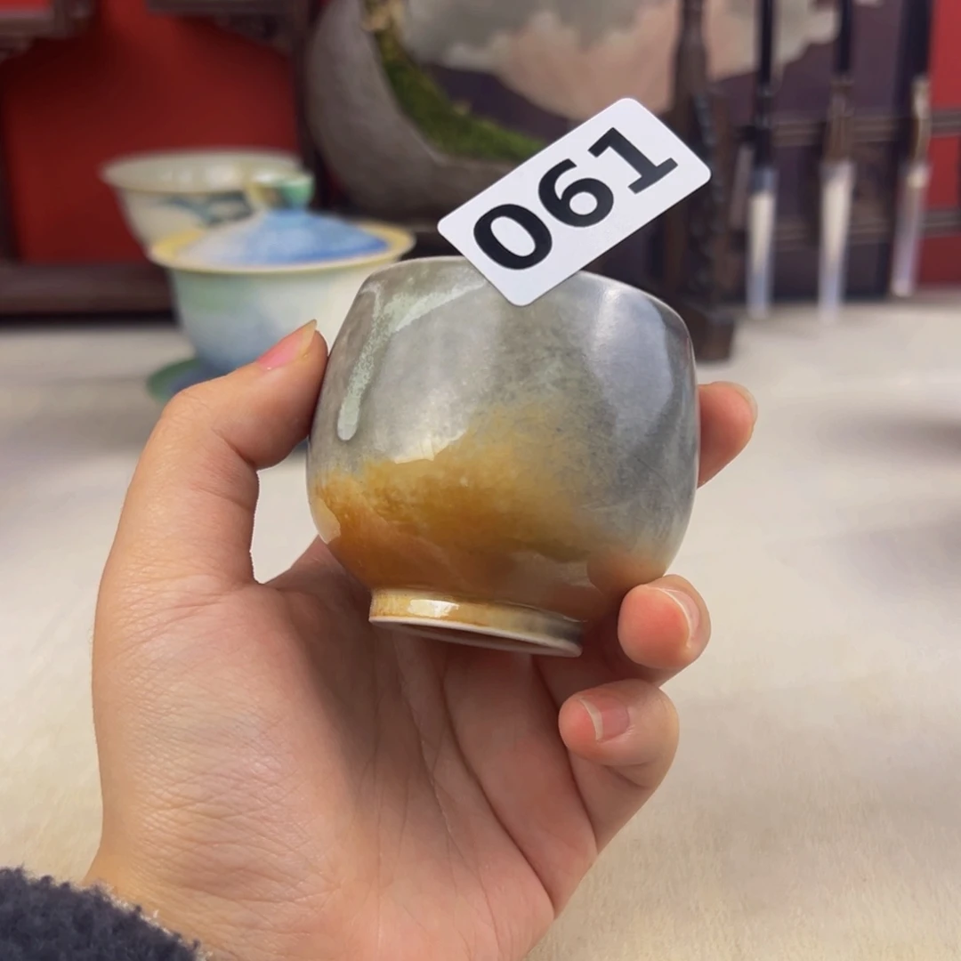 杯子纯手工柴烧主人杯