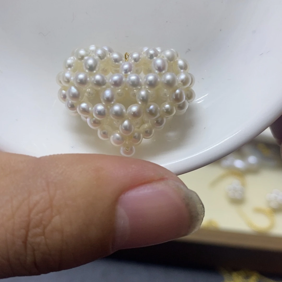 ****泱吊坠淡水珍珠合金