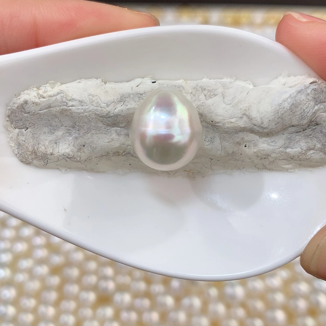 未镶嵌极光澳白12.7mm 998号海水珍珠