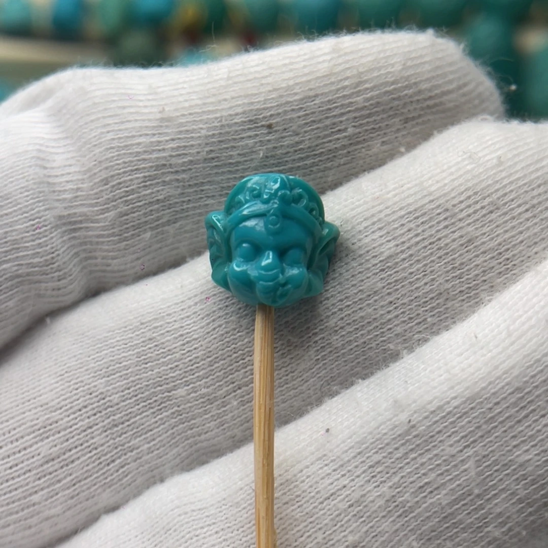 绿松石未镶嵌颈饰卡12-11.6